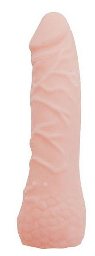 Реалистичная телесная насадка на пенис Bior toys SEM-55076 (18 см)