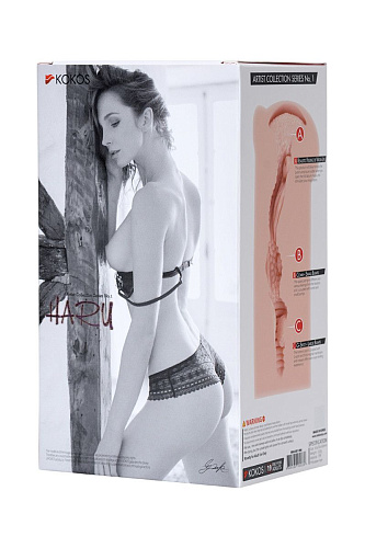 Мастурбатор-вагина телесного цвета без вибрации KOKOS Haru M04-001-006