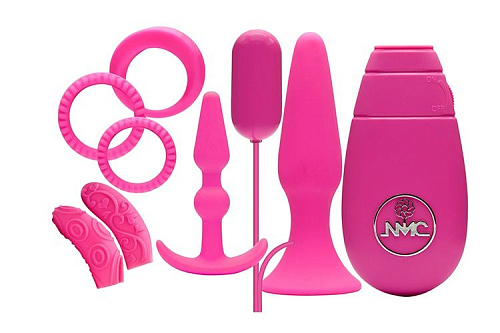 Розовый вибронабор NMC FLIRTY KIT SET 140052