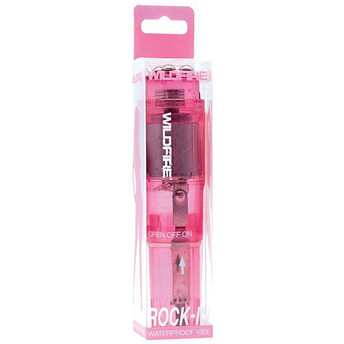 Розовая водонепроницаемая виброракета Topco Sales Wildfire Rock-In Waterproof Massager 1112437
