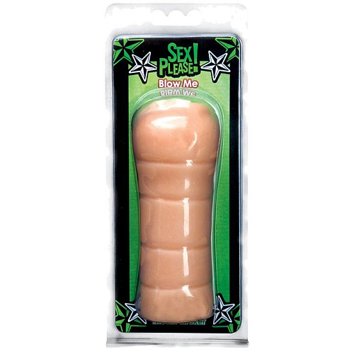 Мастурбатор-ротик телесного цвета Topco Sales Sex Please! Blow Me Mouth Stroker 2100113