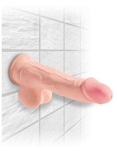 Телесный фаллоимитатор на присоске Pipedream 7.5 Triple Density Cock PD5718-21 (22,9 см)