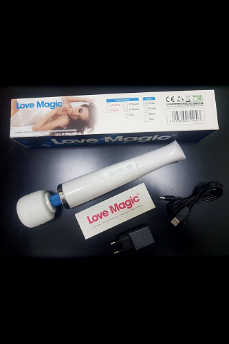 Белый вибромассажёр Hitachi Magic Love Magic HV-270-VR018 0270-2
