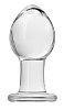 Прозрачная анальная пробка NS Novelties Crystal Medium NSN-0701-21 (7,6 см)