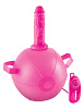 Розовый надувной мяч с вибронасадкой Pipedream Vibrating Mini Sex Ball PD5382-11 (15,2 см)