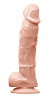 Телесный фаллоимитатор с мошонкой на присоске NS Novelties 5 Inch Dildo NSN-0925-01 (17,5 см)