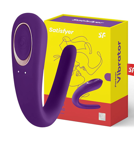Многофункциональный стимулятор для пар в фиолетовом цвете Satisfyer Partner Toy J2008-2-P