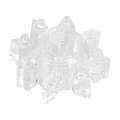 Прозрачное гелевое эрекционное кольцо-звезда ToyFa 818002-1