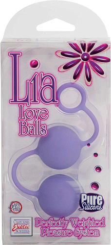 Фиолетовые вагинальные шарики California Exotic Novelties Lia Love Balls SE-4560-08-3