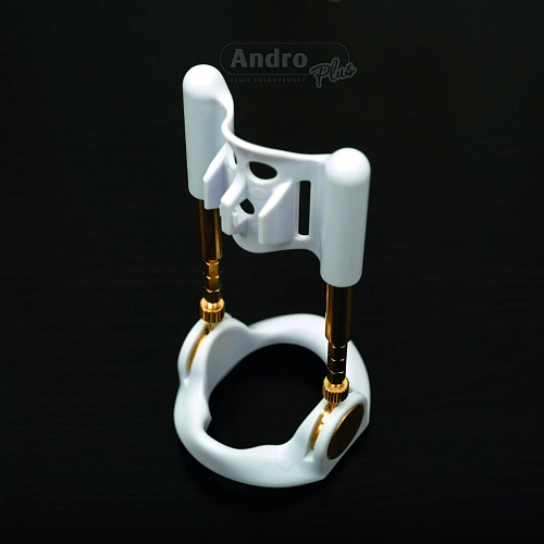 Бело-золотой экстендер для мужчин AndroPlus DP0001