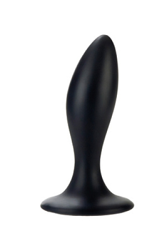 Массажёр простаты из силикона черного цвета California Exotic Novelties Curved Silicone Prostate Probe SE-5638-05-2