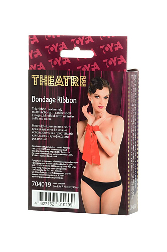 Красная лента для связывания Theatre - 150 см. ToyFa 704019