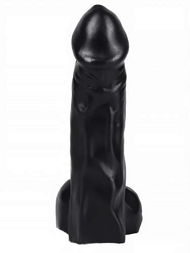 Чёрная насадка HARNESS для трусиков с плагом Сумерки богов №26 353-26 BX DD (21 см)