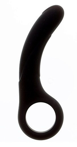 Чёрный массажёр для анальной стимуляции Dream Toys MENZSTUFF MICRO PISTON 20975