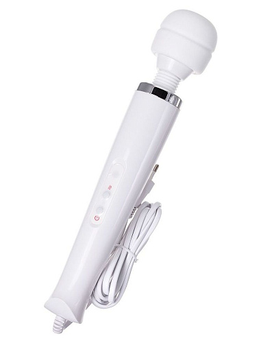 Белый жезловый вибромассажёр ToyFa L EROINA Super Massage 561008