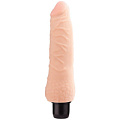 Реалистичный вибромассажёр телесного цвета Dream Toys REALSTUFF 5INCH VIBRATOR 20699 (16 см)