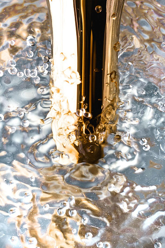 Золотистый клиторальный вибромассажёр WANAME Mirage 482003