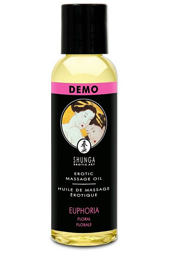 Тестер массажного масла с цветочным ароматом Shunga Euphoria 11002 (60 мл)