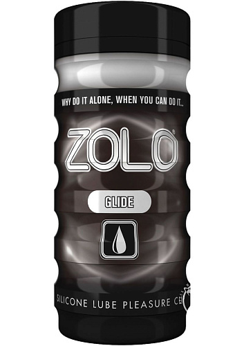 Мастурбатор серого цвета Zolo GLIDE CUP XGZO5005