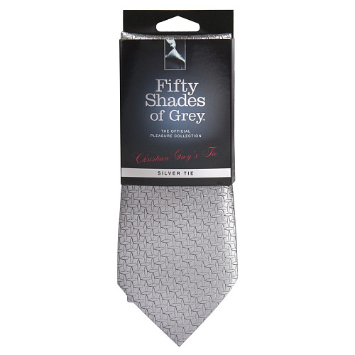 Фиксация в виде серебристого галстука Christian Grey’s Silver Tie Fifty Shades of Grey FS-44880
