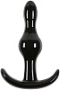 Чёрная анальная пробка NS Novelties Jelly Rancher T-Plug Wave NSN-0451-23 (9,7 см)