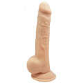 Телесный реалистичный фаллоимитатор на присоске Dream Toys 21561 (22 см)