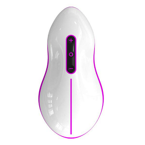 Бело-розовый вибростимулятор Odeco Mouse OD-2001MD ROSE/WHITE