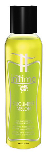 Масло для массажа с ароматом огурчика и дыни Wet Inttimo Cucumber Melon 28756 (120 мл)