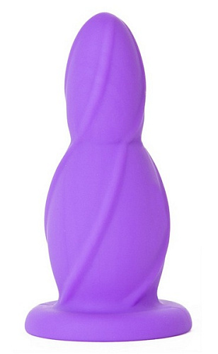 Маленькая фиолетовая анальная втулка Shots Media BV Small Buttplug SHT115PUR (9,2 см)