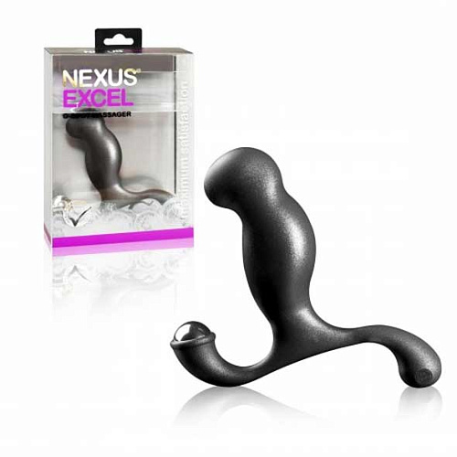 Чёрный стимулятор простаты Nexus Range Exel E21014