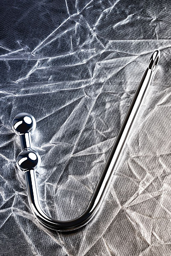 Анальный крюк для подвешивания с двумя шарами ToyFa 717303