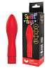 Красный гладкий мини-вибромассажёр Bior toys ST-40190-3 (12,5 см)