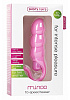 Розовый вибратор со стимуляцией клитора Shots Media BV Minoo SHT123PNK (18 см)
