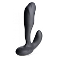 Чёрный массажёр простаты XR Brands Pro-Bend Bendable Prostate Vibrator AG252