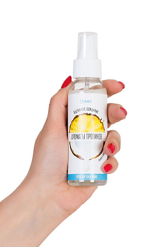 Спрей для тела и волос с ароматом ананаса и кокоса ToyFa «Ароматы тропиков» 722293