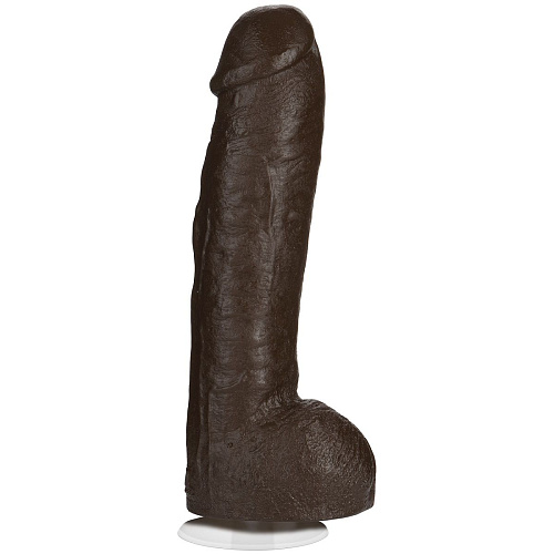 Коричневый фаллоимитатор Doc Johnson BAM Huge 13 Realistic Cock 8170-01-BX (31см)