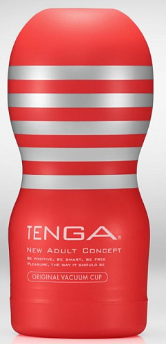 Красный мастурбатор Tenga Original Vacuum Cup TOC-201