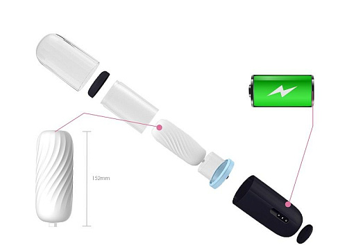 Автоматический мастурбатор с голосовым сопровождением Svakom Alex S63