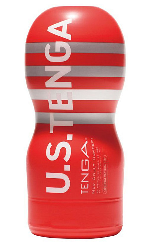 Мастурбатор красного цвета Tenga Original Vacuum CUP U.S. TOC-001US