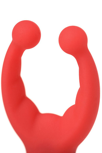 Красный мини-вибратор Штучки-дрючки «Штучка» 690002