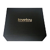 Серебристая анальная пробка с фиолетовым кристаллом Lovetoy RO-SL08 (10,1 см)