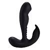 Чёрный вибростимулятор простаты Howells Anal Vibrating Prostate Stimulator with Rolling 182017 black (13,3 см)
