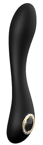 Чёрный вибратор для точки G Dream Toys NATASHA 21730 (20 см)