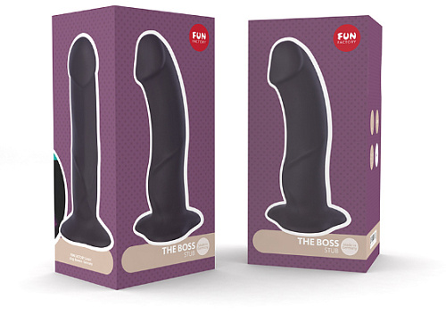 Чёрный реалистичный фаллоимитатор Fun Factory The Boss Dildo 22808 (18 см)