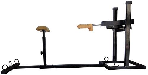 Чёрная секс-машина с телесными насадками MyWorld - DIVA Bondage 912373