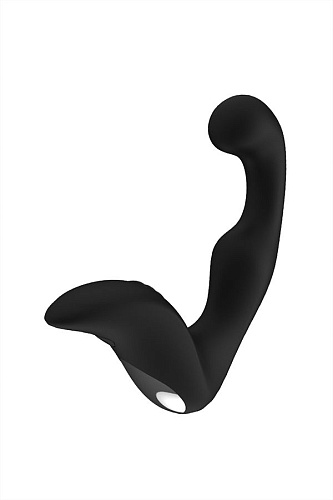 Стимулятор простаты с гибкой головкой чёрного цвета S-HANDE Landy SHD-010