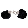 Чёрные меховые наручники Orion Love Cuffs Black 0526134