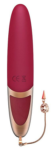 Малиновый вибромассажёр Viotec DYSIS BRIGHT 1811P1 (12,6 см)