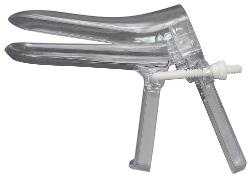 Гинекологическое зеркало-расширитель из серебристого пластика Orion 05276370000