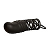 Чёрная удлиняющая насадка на пенис California Exotic Novelties Silicone 2 Extension SE-5625-20-2 (14,5 см)